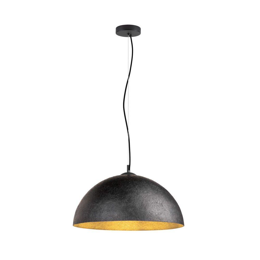 FORCHINI 50 PENDANT LIGHT E27 150CM MATT BLACK / MATT GOLD
